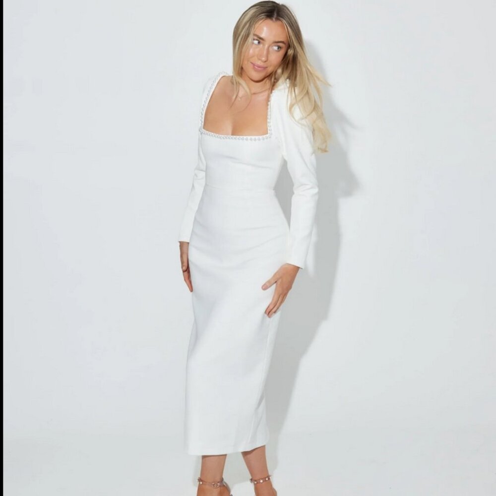 The Ultimate Muse Midi Pearl Dress - Odd Muse